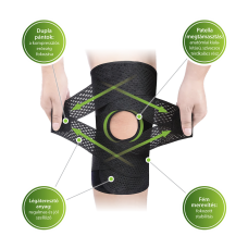 GYVFTK Tépőzáras térdrögzítő keresztpántokkal