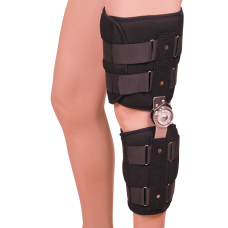 Térdrögzítő gumiszövetes oldalsínnel